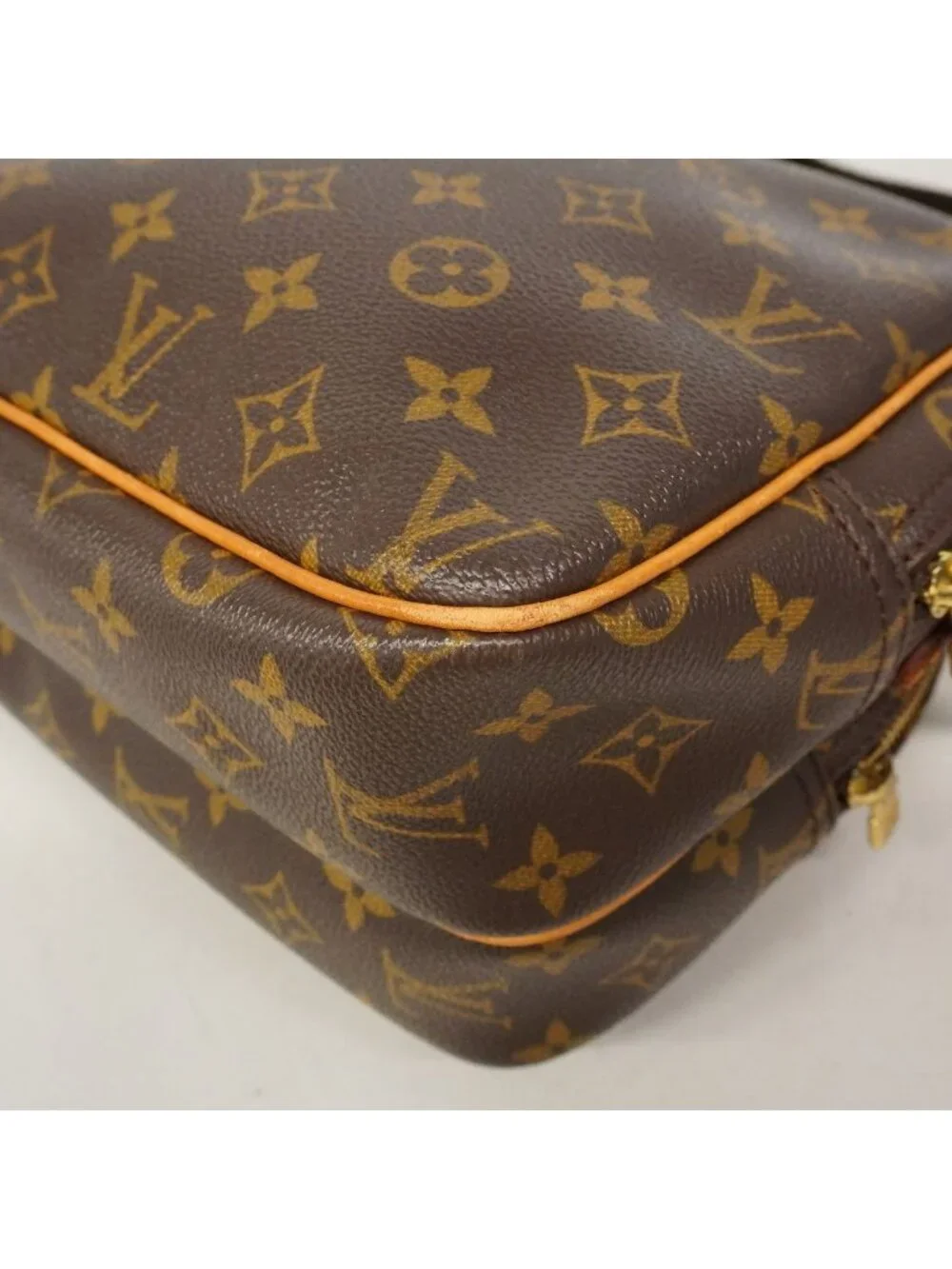 Louis Vuitton Shoulder Bag Monogram Reporter PM Brown